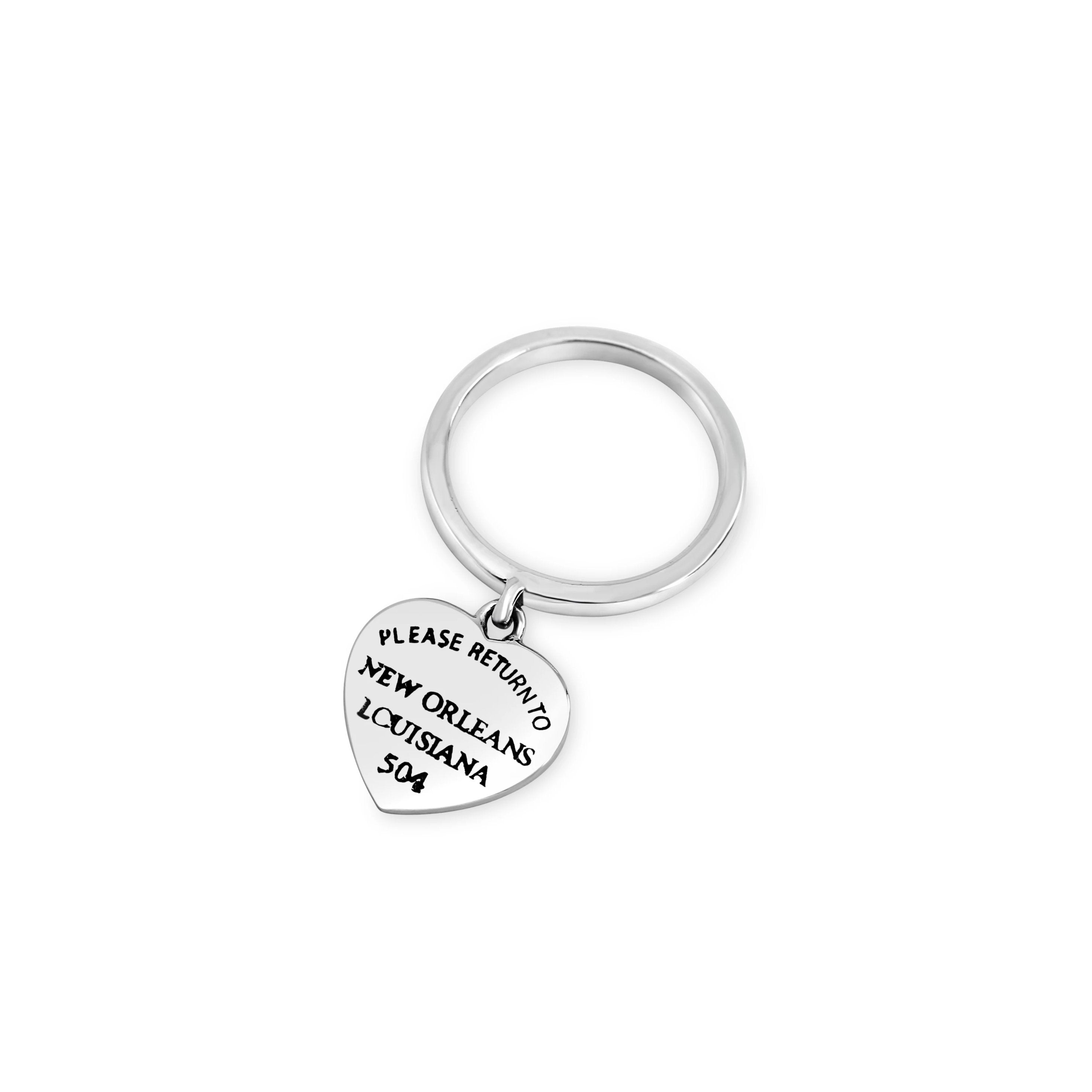 New Orleans French Quarter Louisiana Keychain