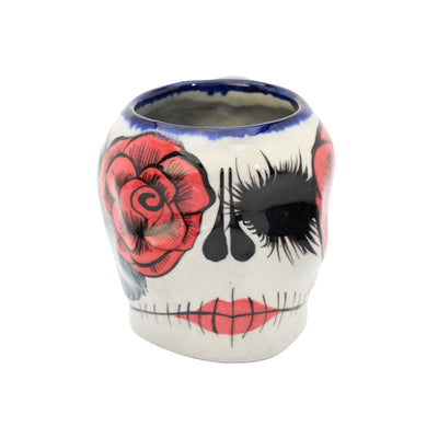 Smell The Roses Skull Mug - Individual