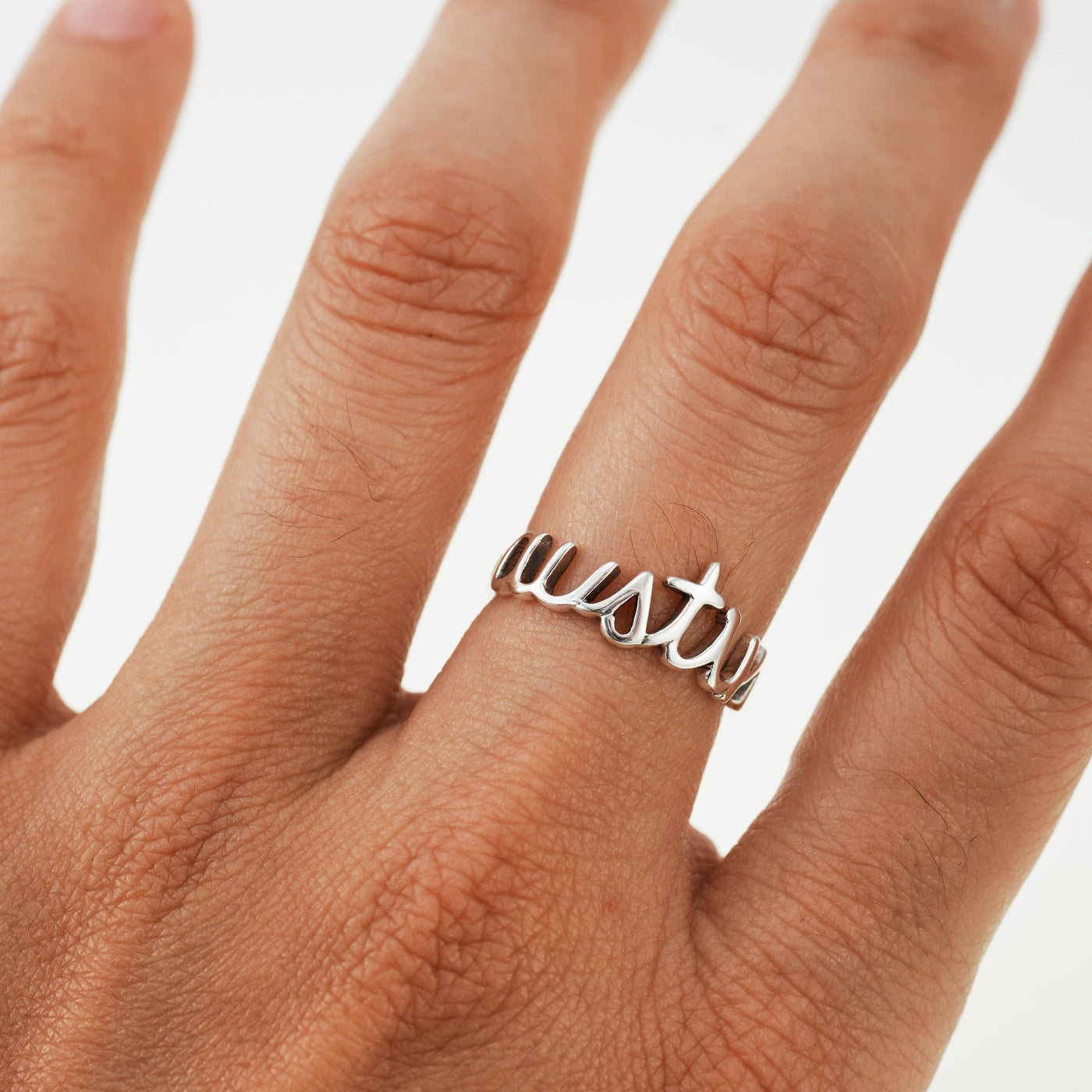 Austin Script Ring