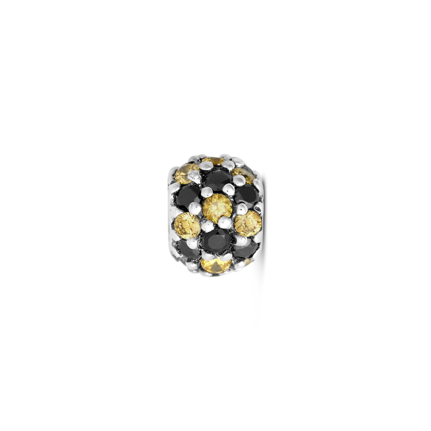 Black & Gold Swarovski Couture Charm - Style B