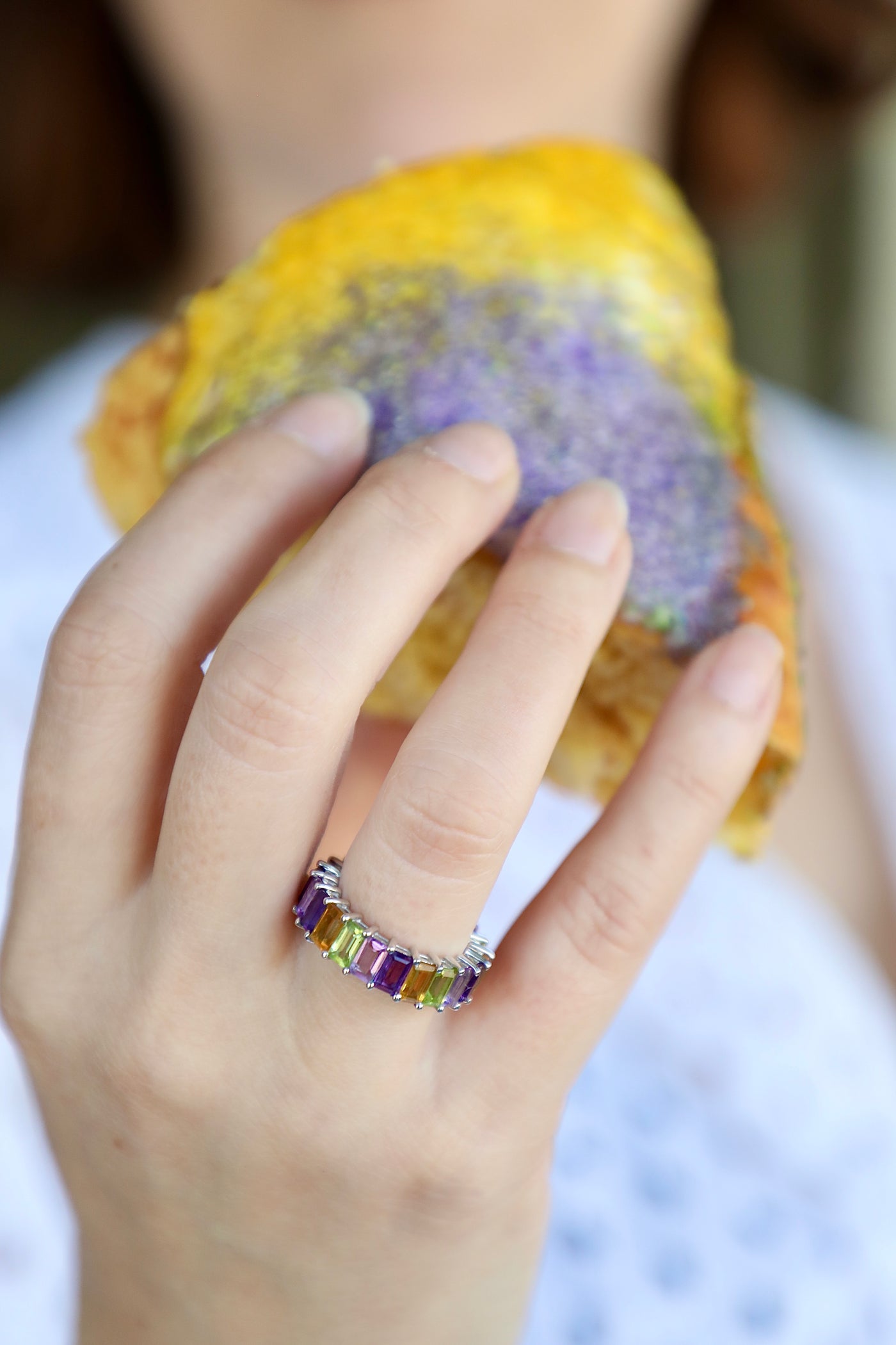 Carnival Semi-Precious Gemstone Ring