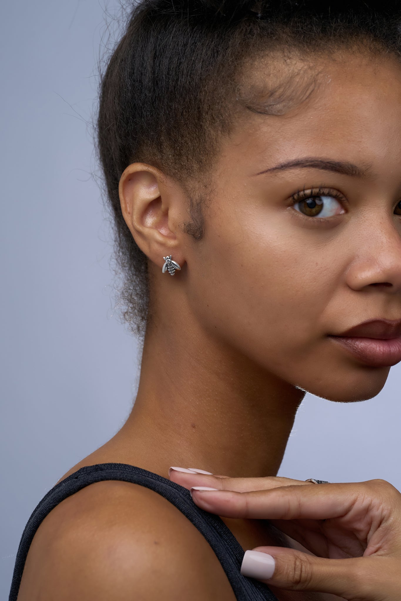 Honeycomb & Bee Earrings