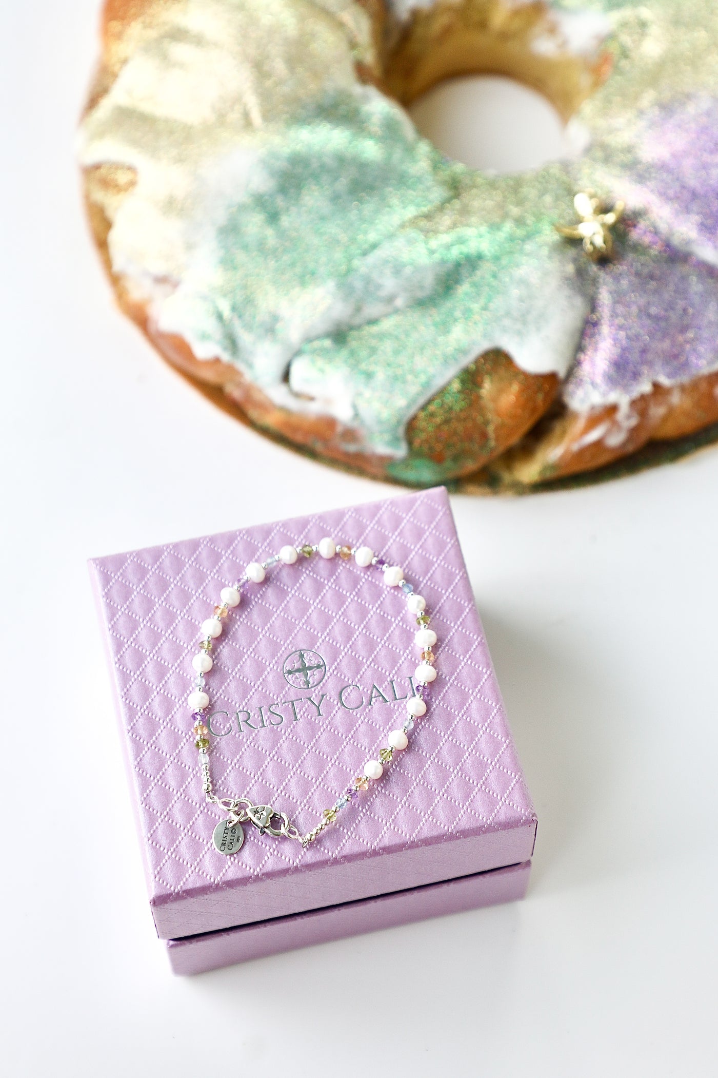 Mardi Gras Mambo Gemstone & Pearl Signature Bracelet