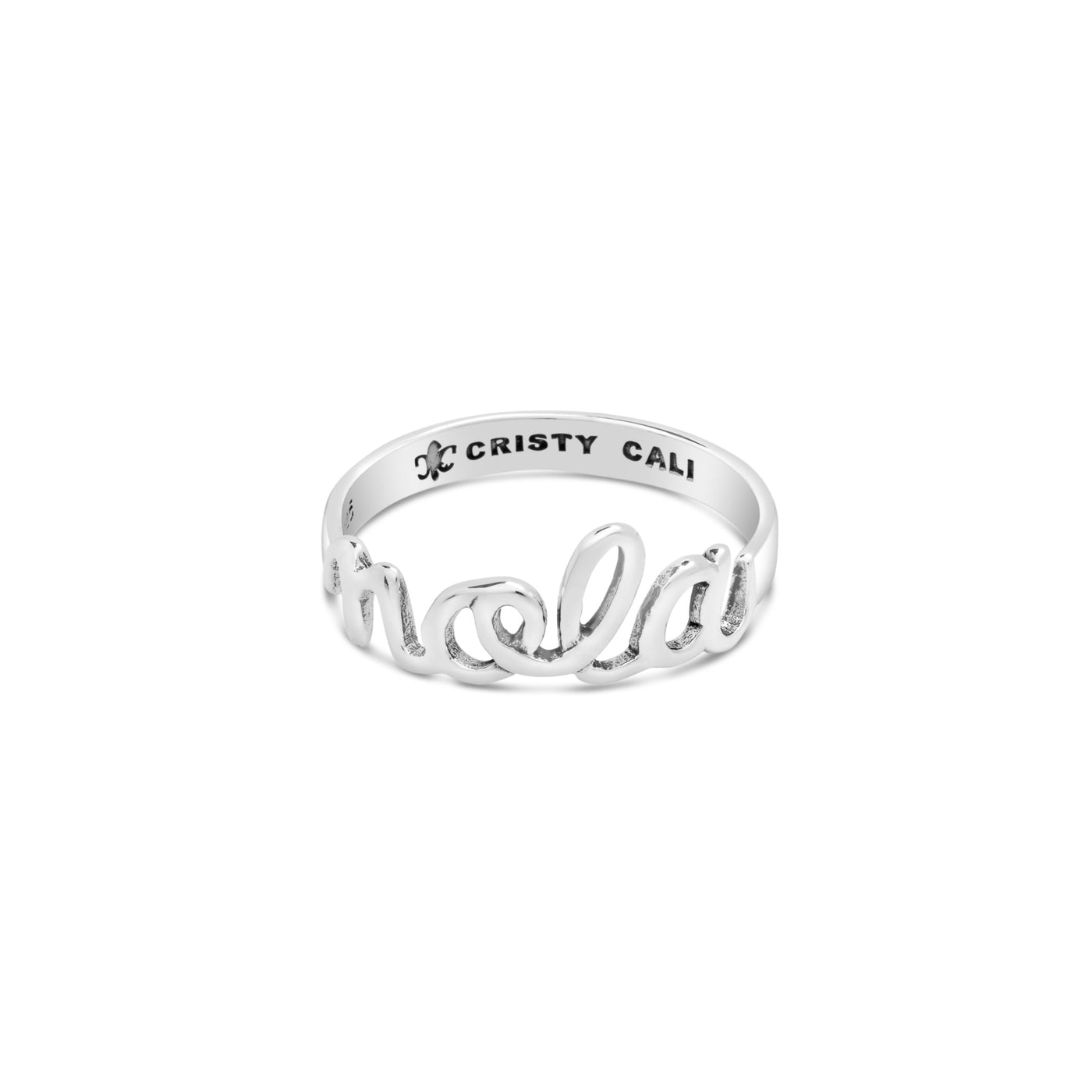 Mini Nola Script Ring