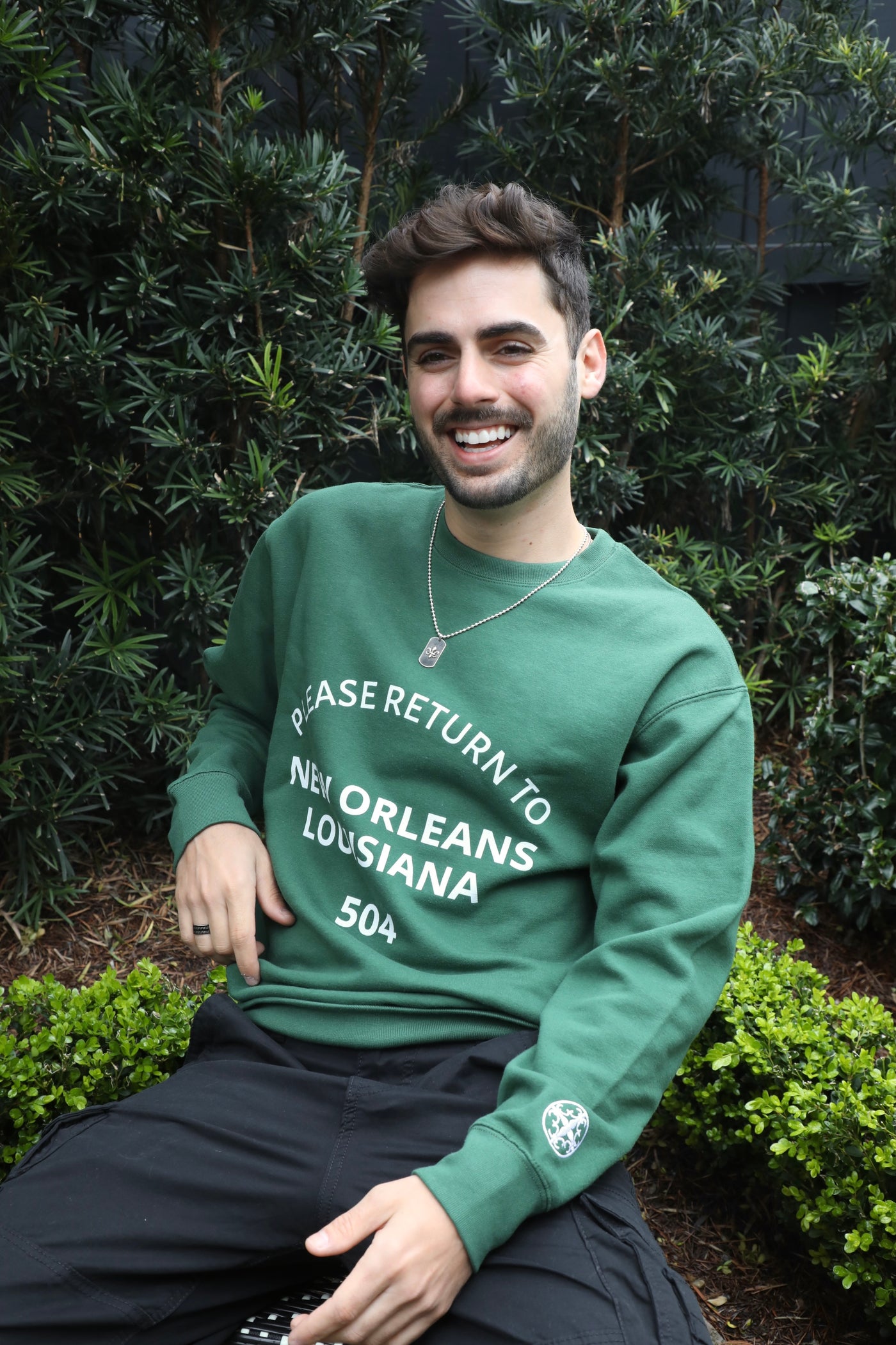 Please Return to New Orleans 504 Premium Unisex Sweatshirt