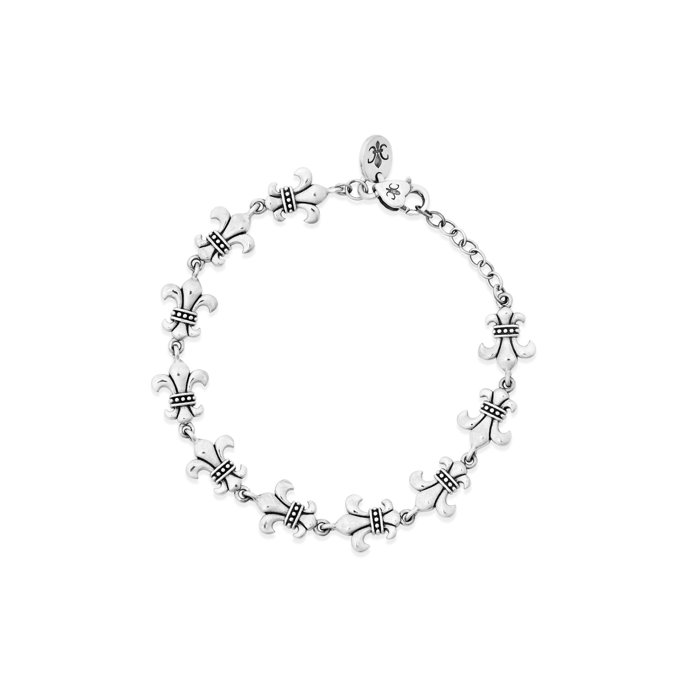 Strength & Courage Fleur de Lis Bracelet