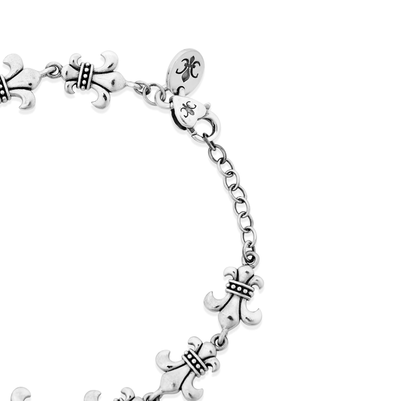 Strength & Courage Fleur de Lis Bracelet