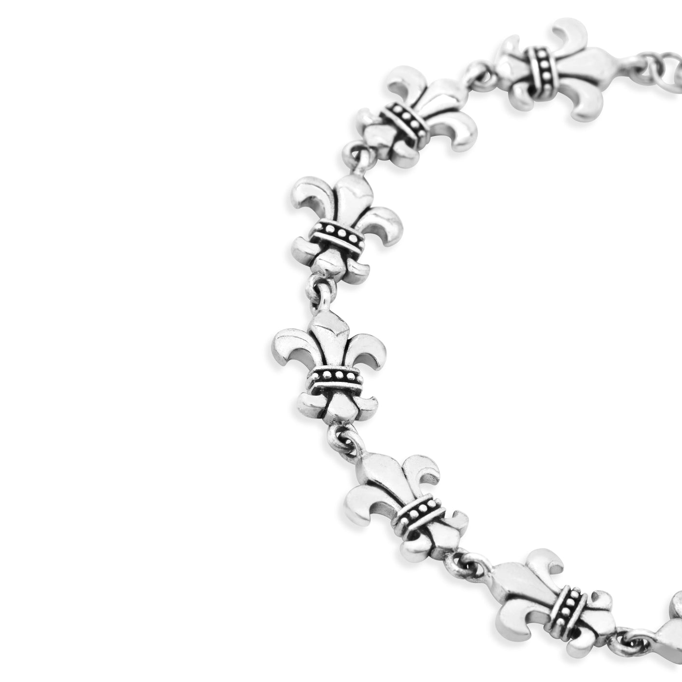 Strength & Courage Fleur de Lis Bracelet