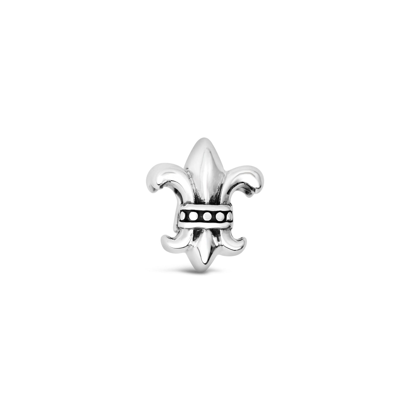 Strength & Courage Fleur de Lis Couture Charm