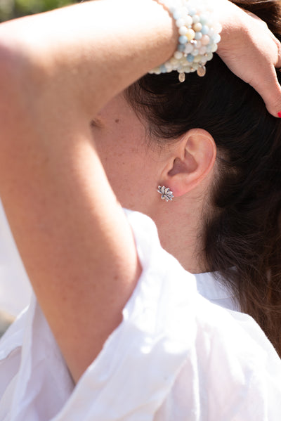 Lotus Stud Earrings