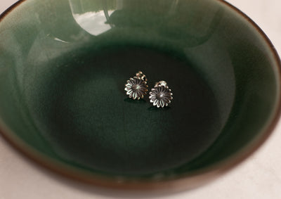 Mini Sunflower Post Earrings