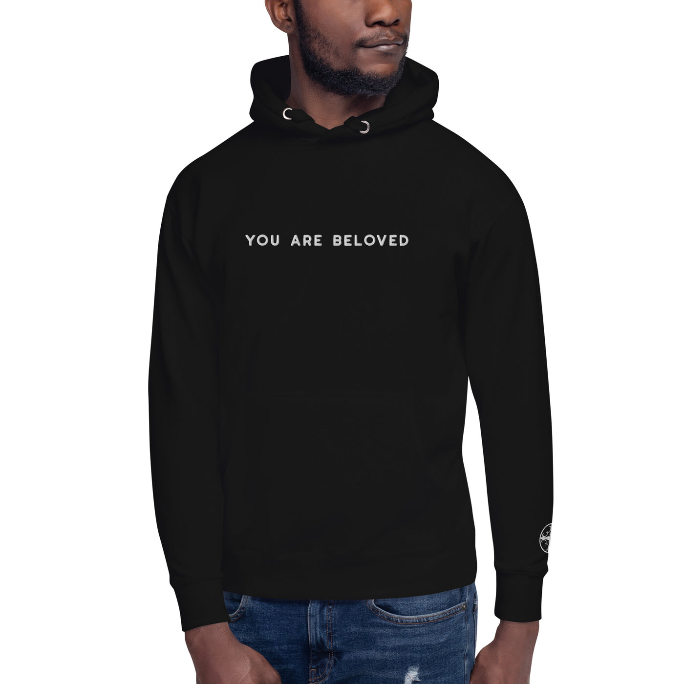 You Are Beloved Hoodie - BLACK