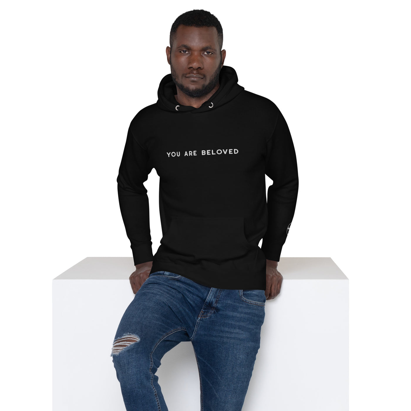 You Are Beloved Hoodie - BLACK