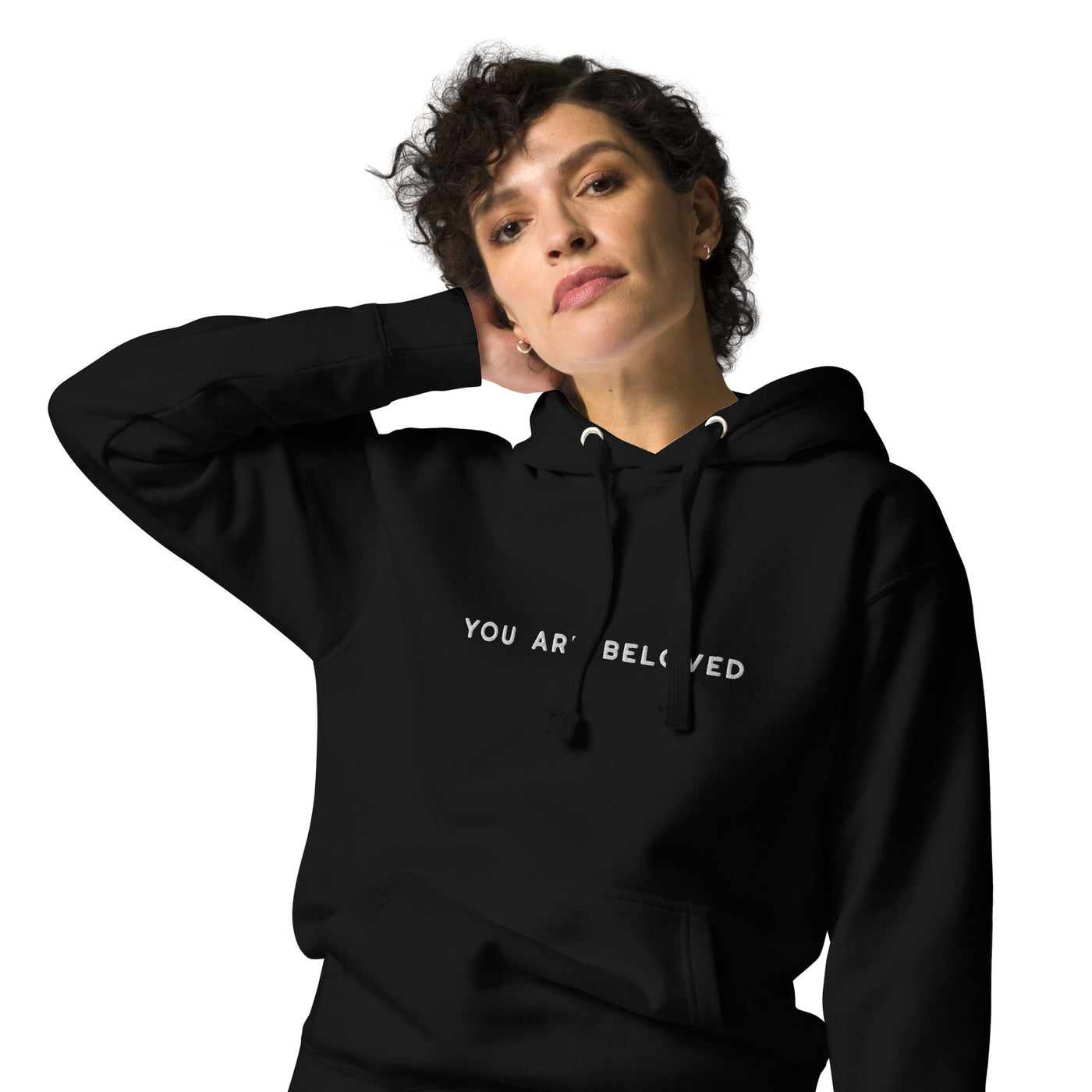 You Are Beloved Hoodie - BLACK