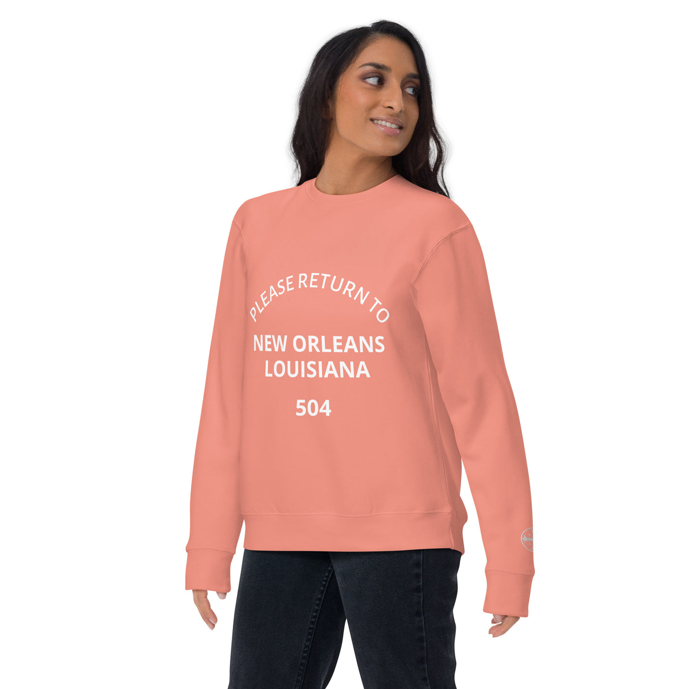 Please Return to New Orleans 504 Premium Unisex Sweatshirt